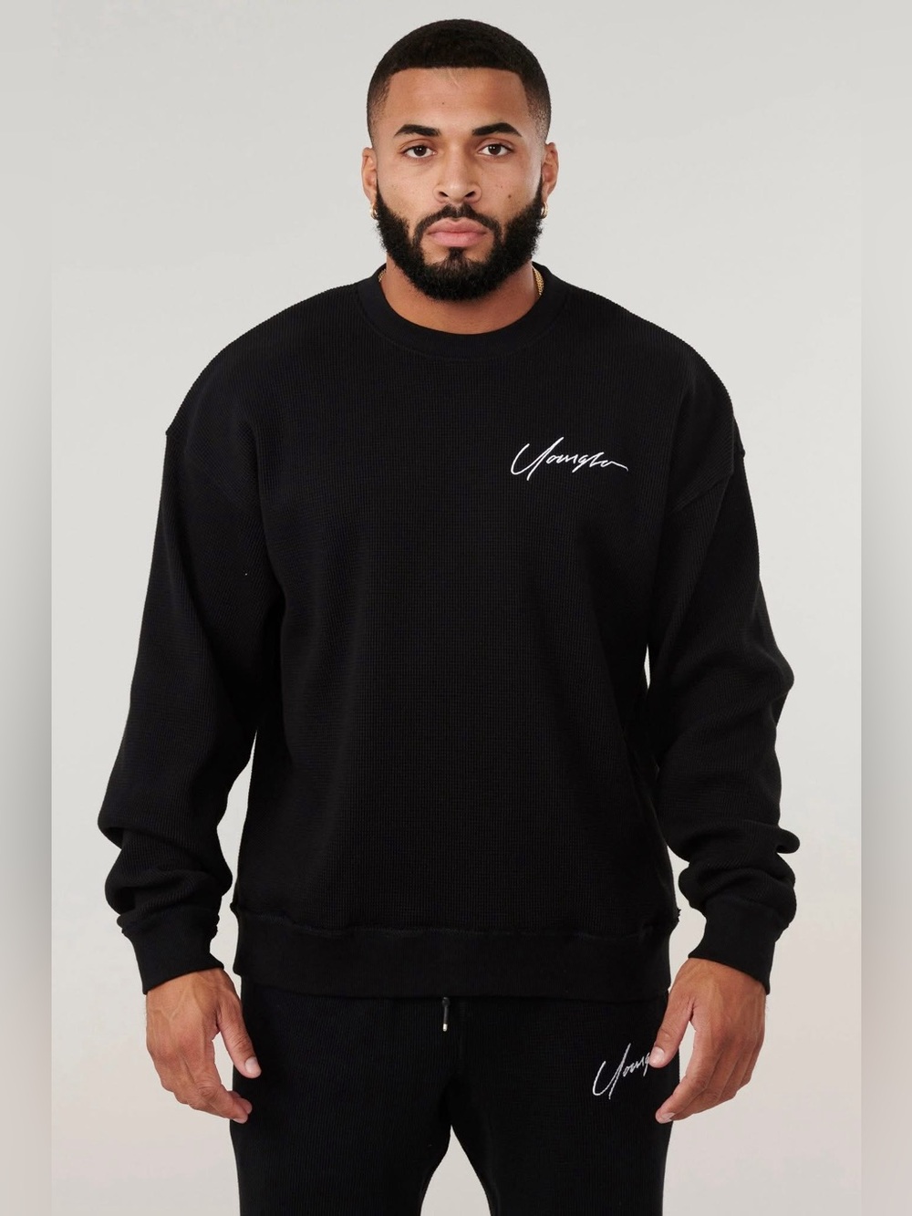 Young LA thermal crewneck